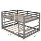 preview thumbnail 17 of 18, Multifunction Full Over Full Bunk Bed With Ladder And Solid Construction