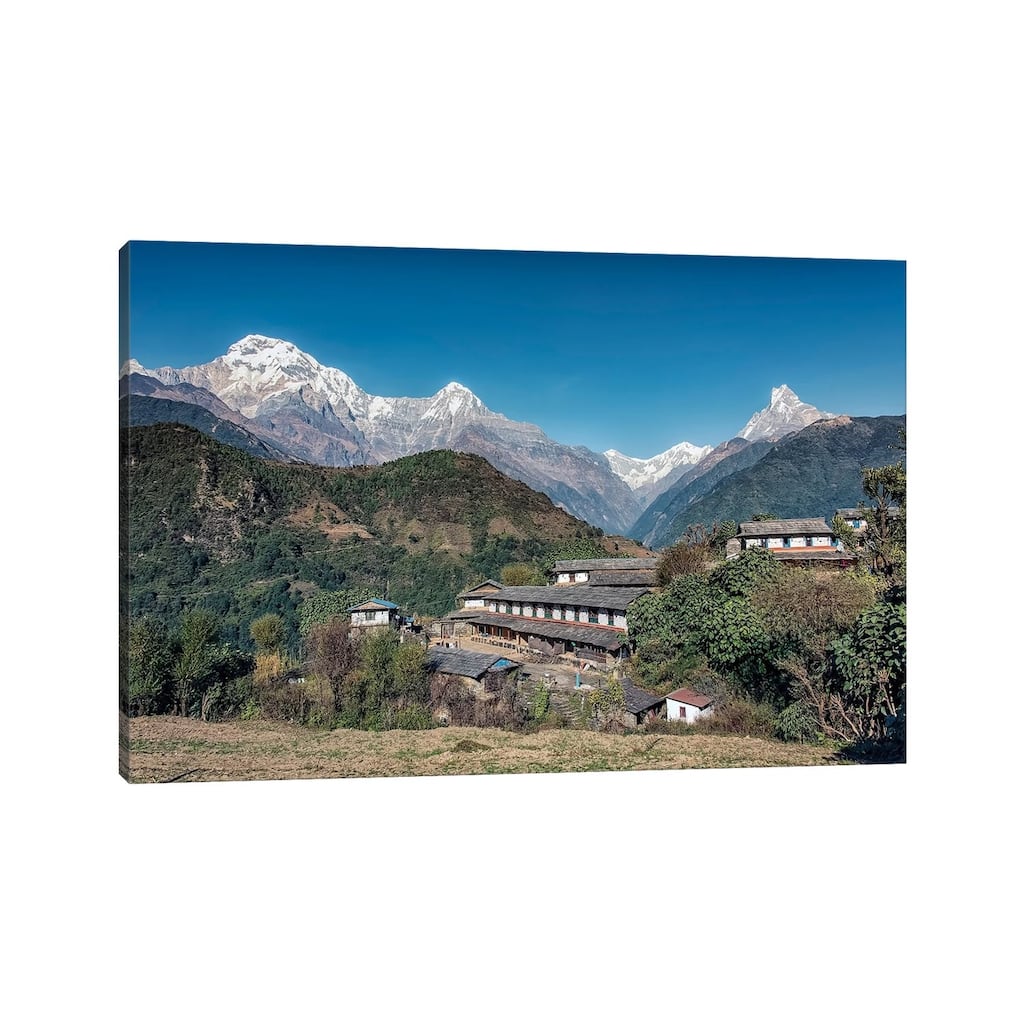 iCanvas "Ghandruk Village" by Manjik Pictures Canvas Print