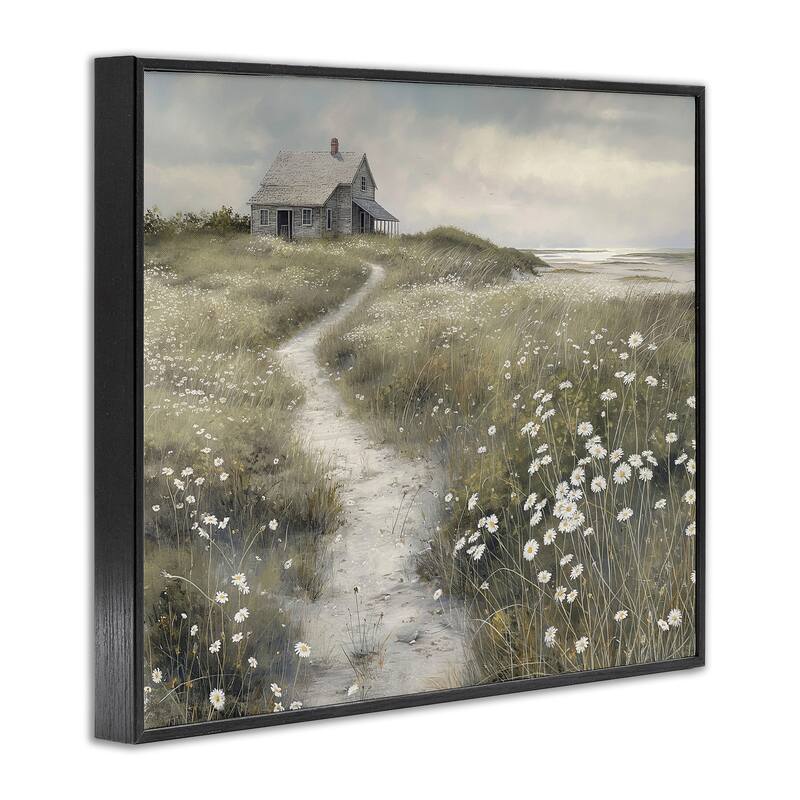Stupell Path To Coastal Cottage Framed Giclee Art Design By Imagine It Images