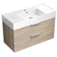 Option Brown Oak / Polished Chrome