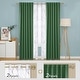 preview thumbnail 4 of 65, Deconovo Mix & Match Blackout and Bronze Print White Sheer 4 Piece Curtain Panel Set