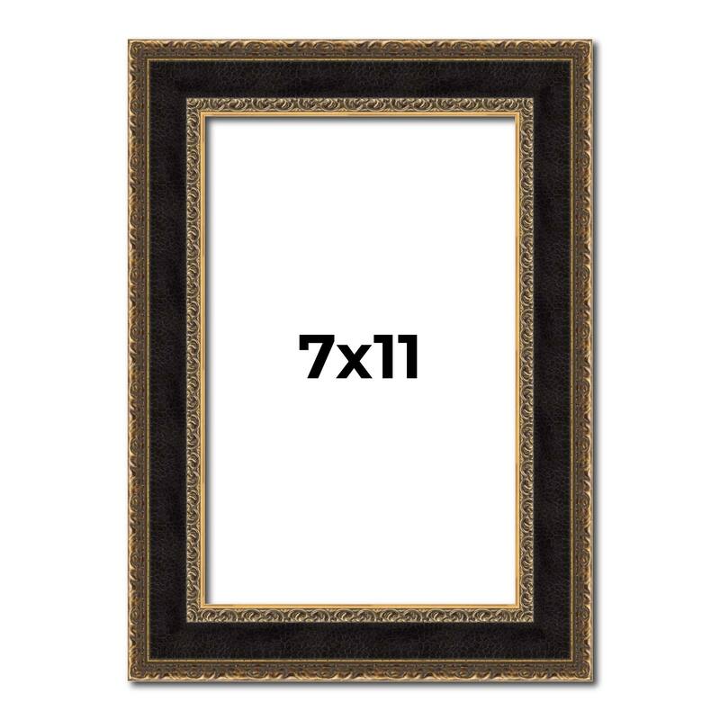 7x11 Frame Gold Antique Vintage Sold Wood Picture Frame | 1.75 Inch