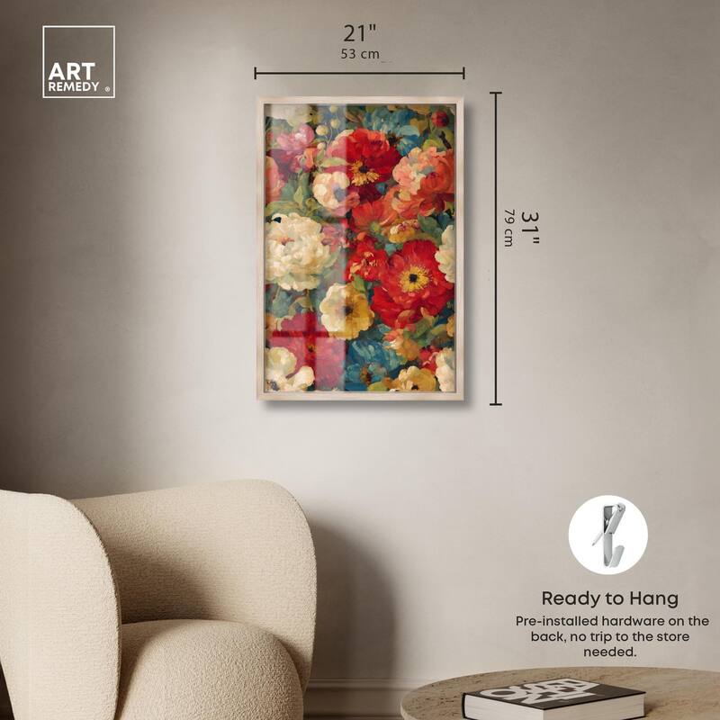 Garden Tapestries II Shadowbox by Art Remedy