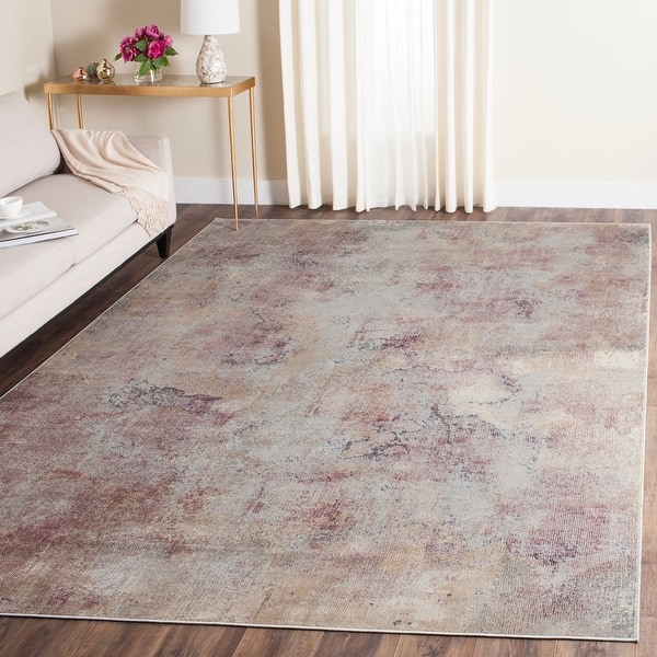 slide 2 of 19, SAFAVIEH Constellation Vintage Ingeborg Watercolor Viscose Rug