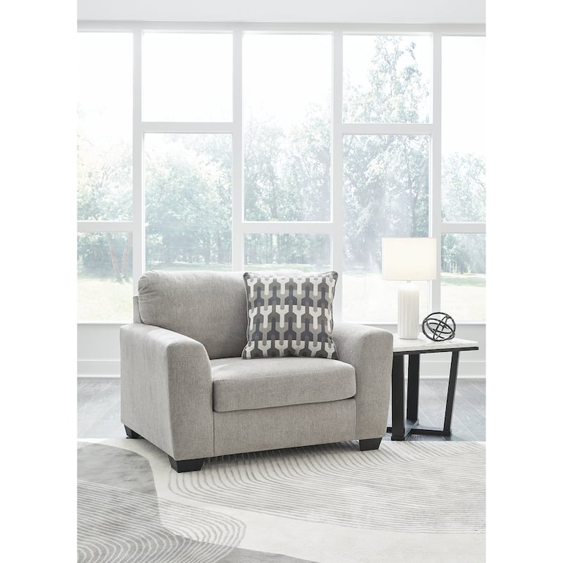 Signature Design by Ashley Avenal Park Gray Oversized Chair - 52"W x 40"D x 40"H