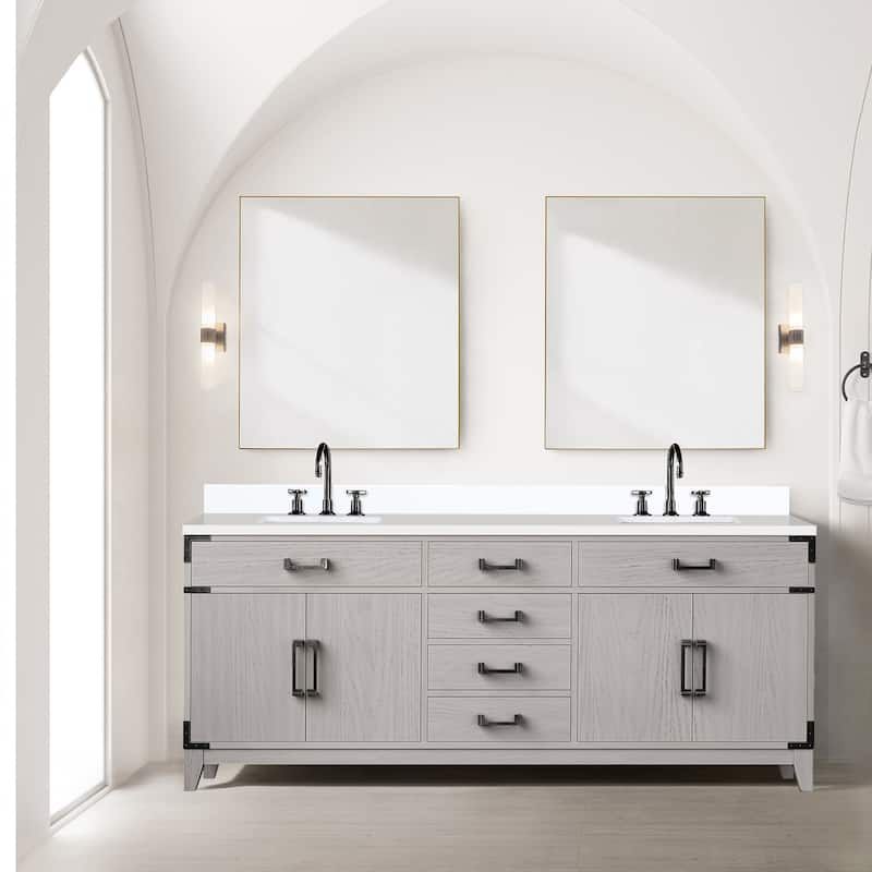 Laurel Bath Vanity with Cultured Marble Top and Sink