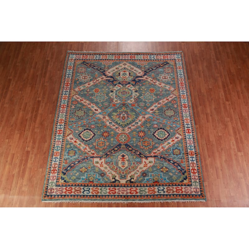 Oushak Oriental Area Rug Handmade Wool Carpet - 8'2" x 9'10"
