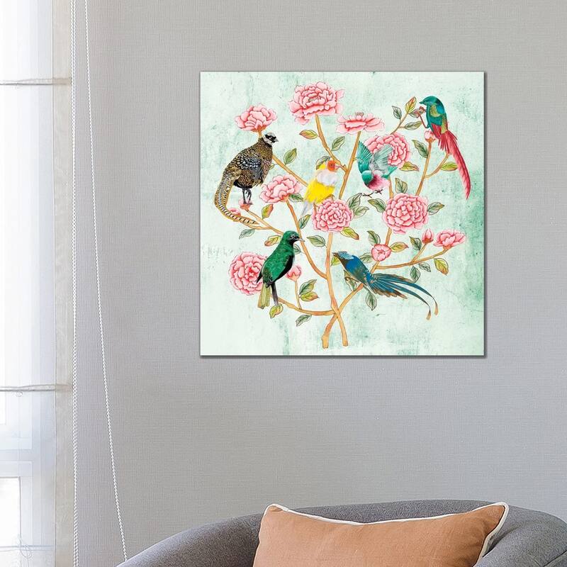 iCanvas "Minty Chinoiserie II" by Melissa Wang Canvas Print - 26x26x1.5