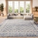 preview thumbnail 4 of 18, SAFAVIEH Brentwood Gusta Traditional Oriental Rug - Light Grey/Blue - 2' x 12'