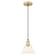 Option Brushed Champagne Bronze with Opal Glass