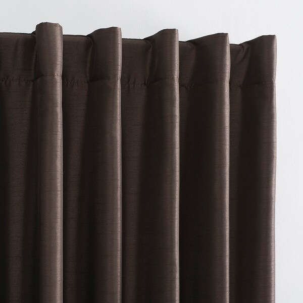 Sun Zero Evelina Faux Dupioni Silk Thermal Extreme Total Blackout