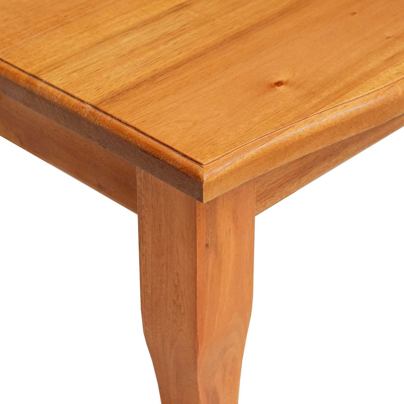 vidaXL Nesting Side Tables 3 pcs Natural Solid Mahogany Wood - 23.62 x 17.72 x 23.82 in