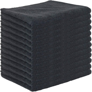 Arkwright 12-Piece Silvadur Microfiber Salon Towels - 16x27 - Bed Bath ...