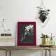 preview thumbnail 74 of 118, Orchid on Slate III -Framed Print w/glass-Cherry Red