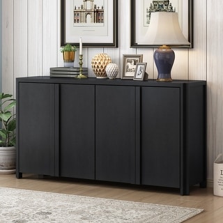 Modern Design Buffet Sideboard Storage Cabinet with 4 Doors and ...