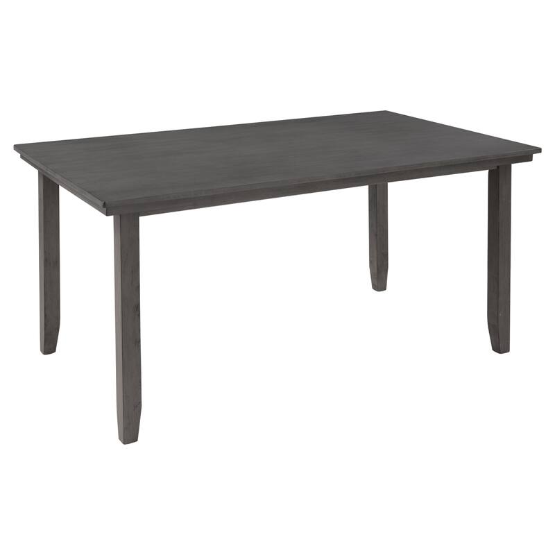 Modern Dining Table with Upholstered Chairs and Bench, Rustic Wooden Dining Table (Set of 6), Casual Coffee Table, Work Surface
