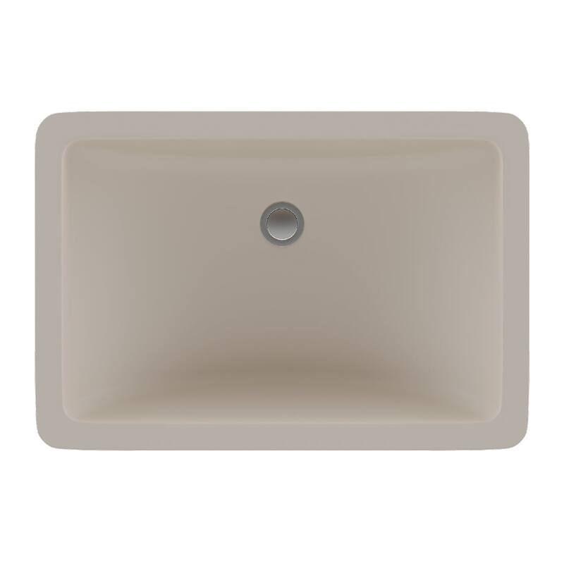 Lexicon Platinum V214 Quartz Composite Rectangle Vanity Sink - Galaxy Beige - Beige