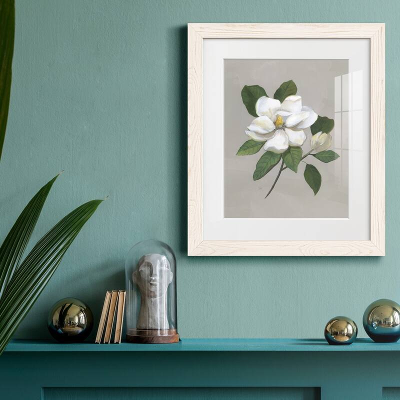 Botanical Magnolia-Premium Framed Print - Ready to Hang