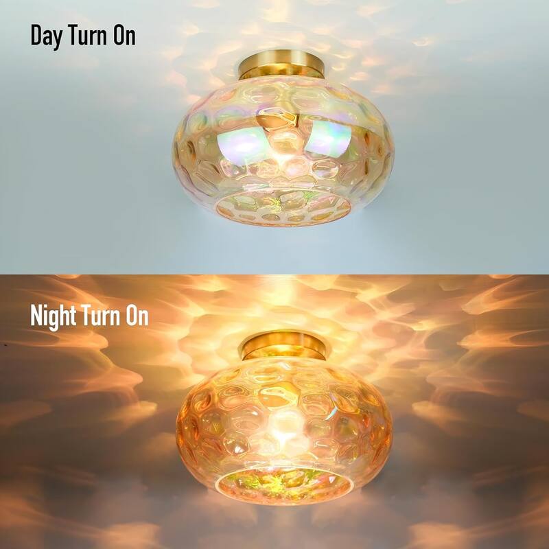 1-light hallway light gold ceiling light metal, glass,brass kitchen light