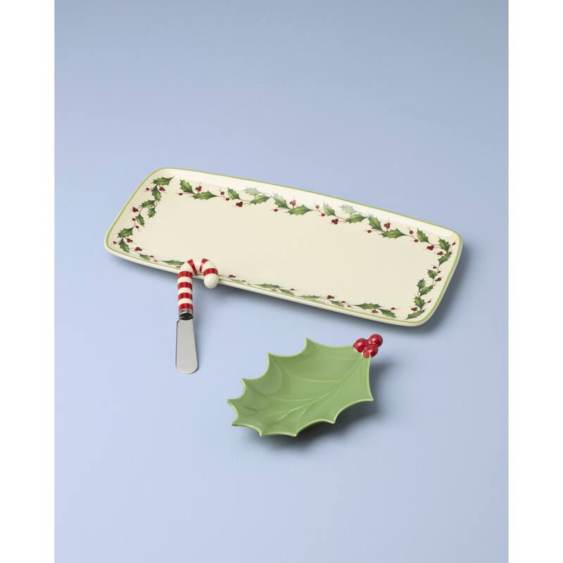 Lenox Holiday 3-Piece Hostess Set with Spreader
