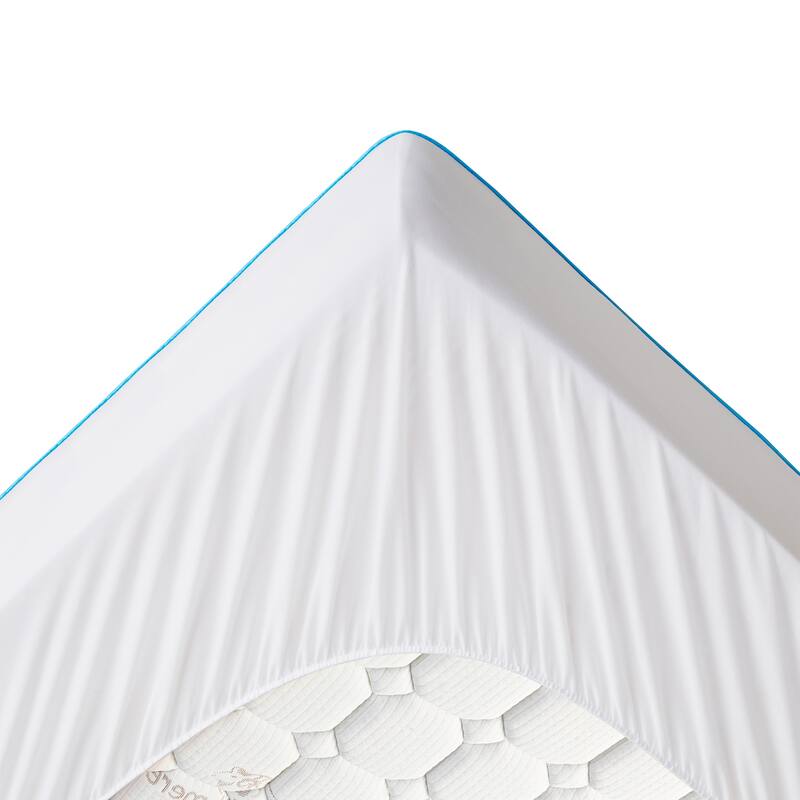 Cooling Gel Memory Foam Mattress Topper, Dual Layer Quilted Comfort with Cool Touch Fabric