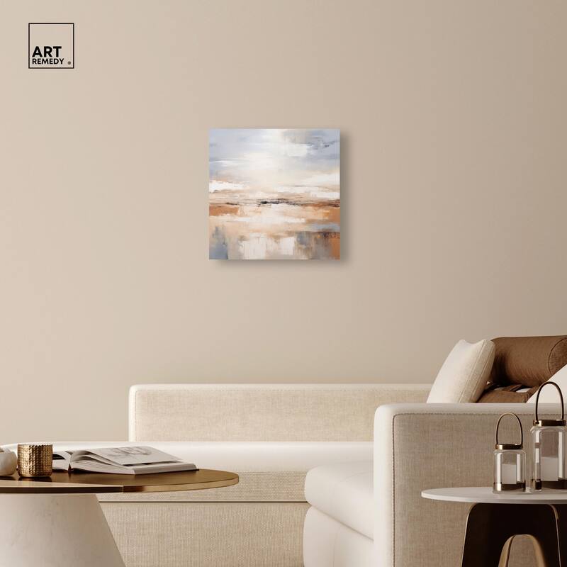 Coastal Calm Canvas by Art Remedy, Gallery Wrapped