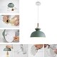 preview thumbnail 43 of 66, 1 - Light Modern Metal 11.02" Bowl Dome Island Pendant Light