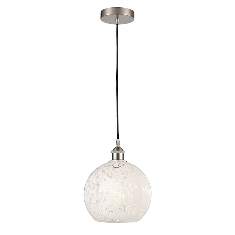 Innovations Lighting 616-1P 12 10 White Mouchette Pendant White