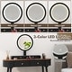 preview thumbnail 37 of 38, Costway Solid Wood Makeup Vanity Desk Set with LED Lighted Mirror