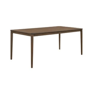 Rectangular Wood Dining Table in Walnut - Bed Bath & Beyond - 34935506