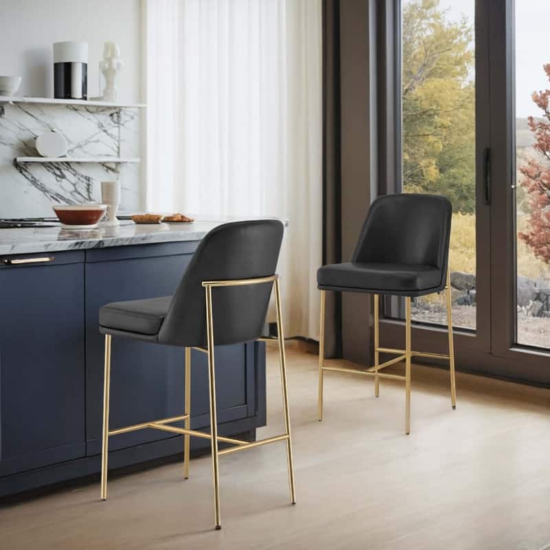 Spruce & Spring Evelyn Modern 27 inch Counter Height Bar Stool Set