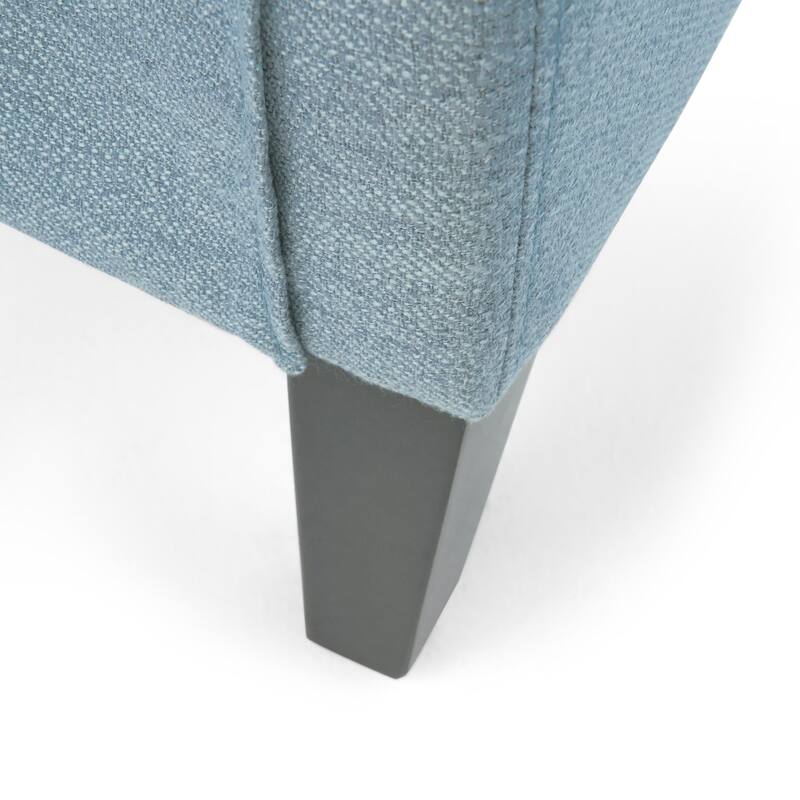 Pushback Recliner with Nailhead Accents and Birch Wood Legs