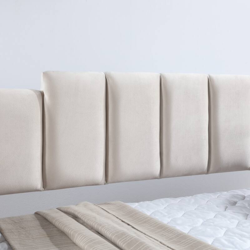 Modern Twin Size Upholstered Velvet Tufted Daybed with Trundle