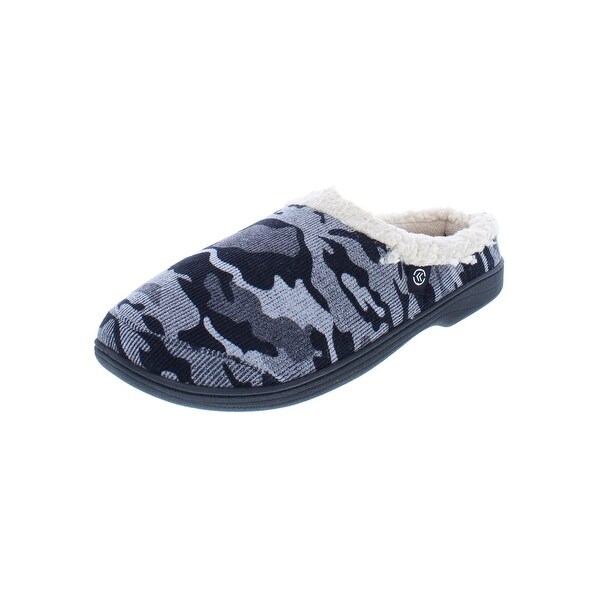 men's isotoner memory foam slippers