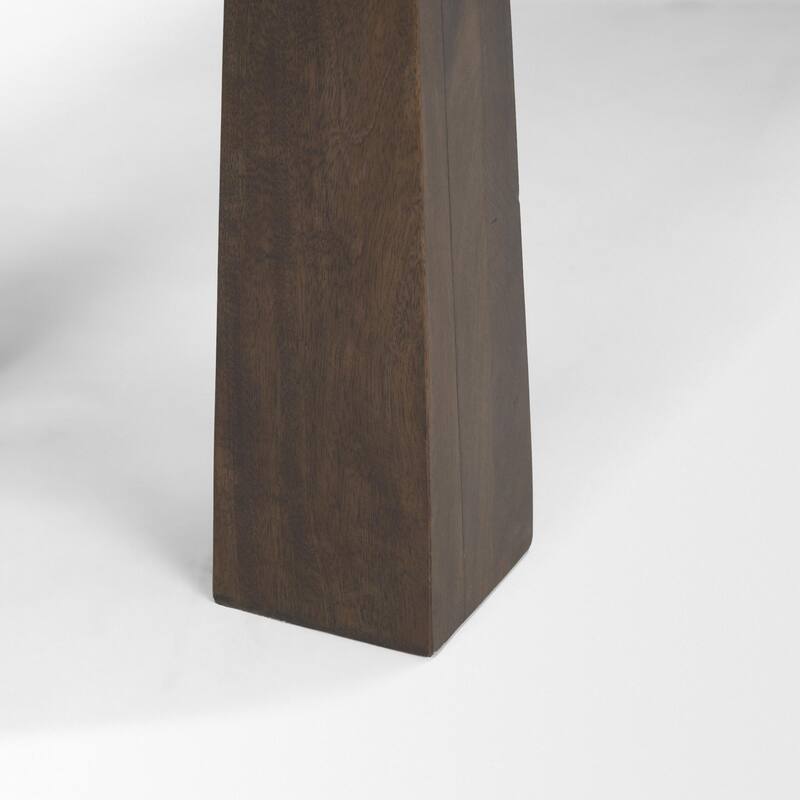 Wolcott Rectangular Dark Brown Solid Wood Bench - 60.0L x 16.0W x 18.0H