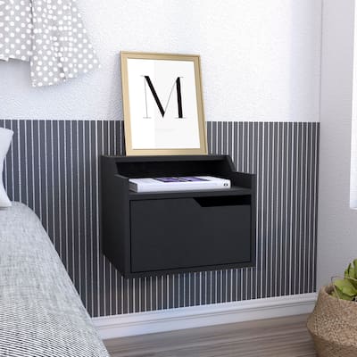 Busan 1-Drawer Modern Floating Nightstand