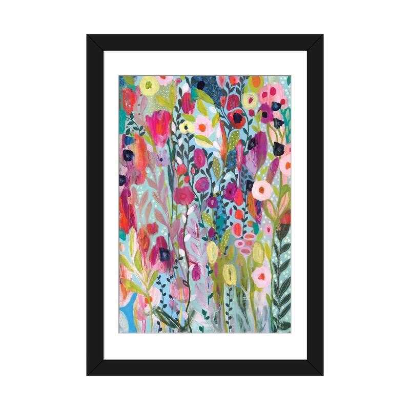 iCanvas "Flow In The Divine" by Carrie Schmitt - Black - 32x24x1