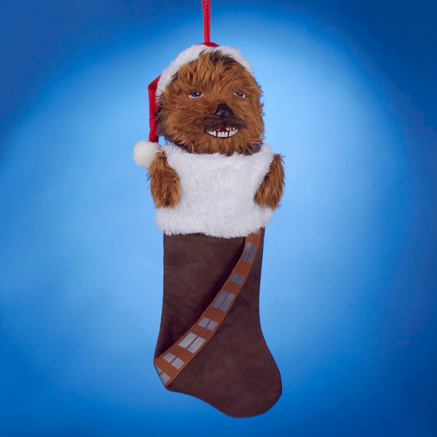 Shop Black Friday Deals On Star Wars Plush Head Chewbacca Brown Christmas Stocking 19 Overstock 17142784