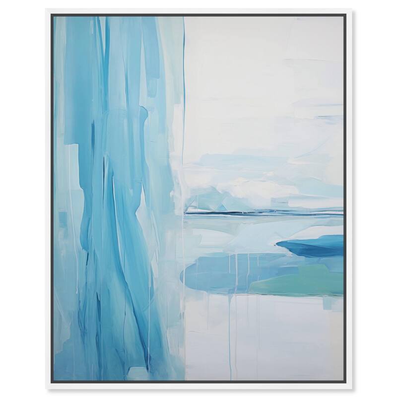 Transcendent Tides I Canvas by Art Remedy - 20" x 24" - White