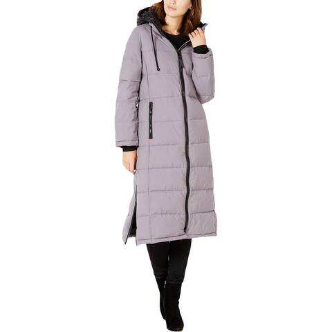 Vince Camuto Women's Long Quilted Heavyweight Down Fill Puffer Coat