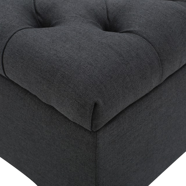 Ottilie Button-tufted Storage Ottoman Bench by Christopher Knight Home