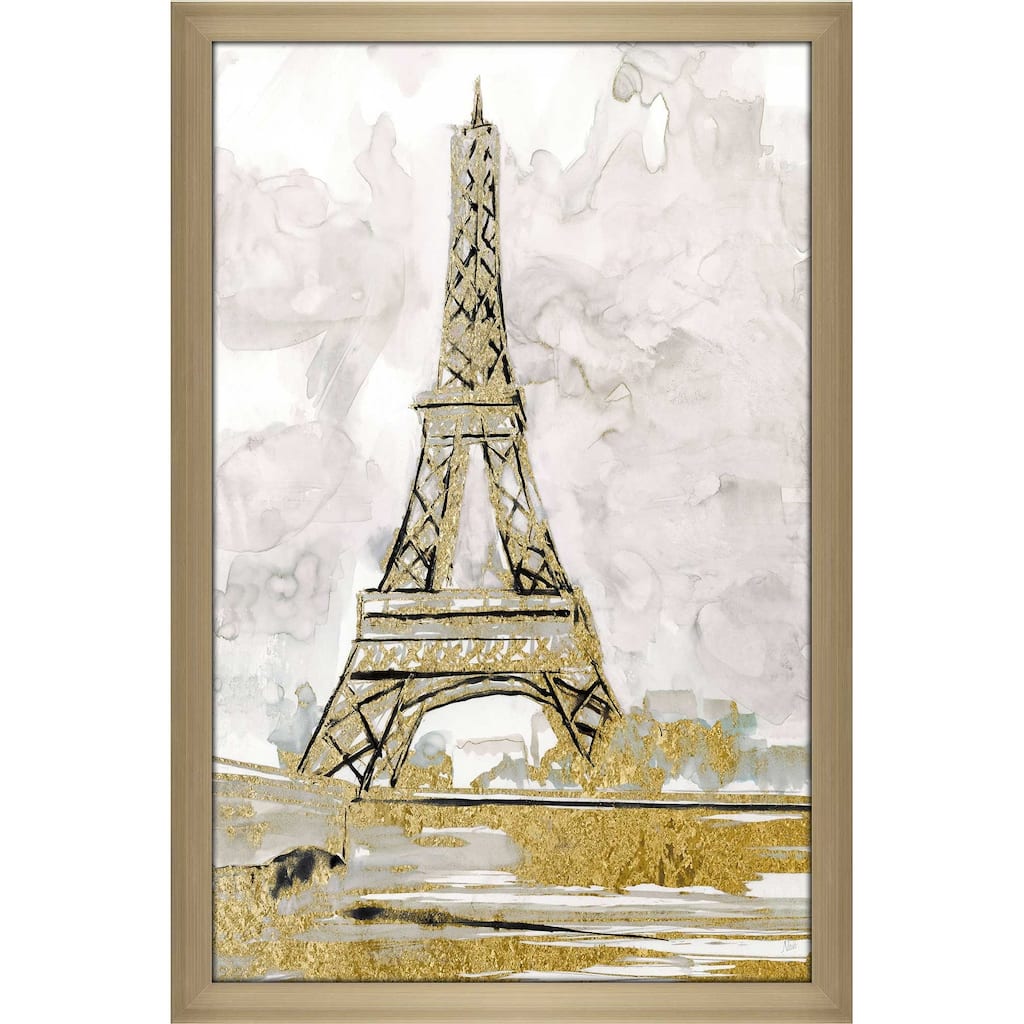 "Eiffel Tower Glitz" by Nan Print on Acrylic