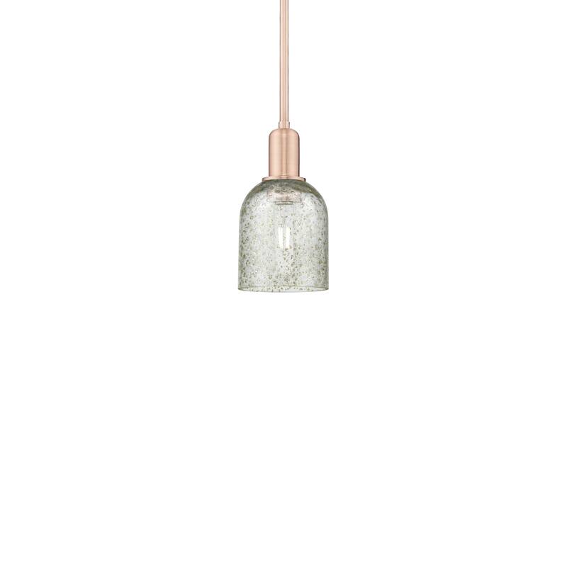 Innovations Lighting 716-1S-10-5 Caledonia Pendant Caledonia 5" Wide - Antique Copper / Mica