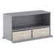Option 1 Box with 2 Drawers - Grey