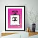 Designer Fashion Glam Perfume Bottle - Framed Print - Multi-Color - Bed ...