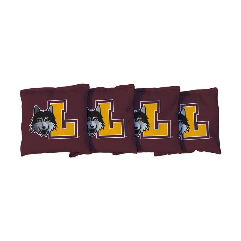 Loyola Chicago LUC Ramblers Red Cornhole Bags - Corn Filled