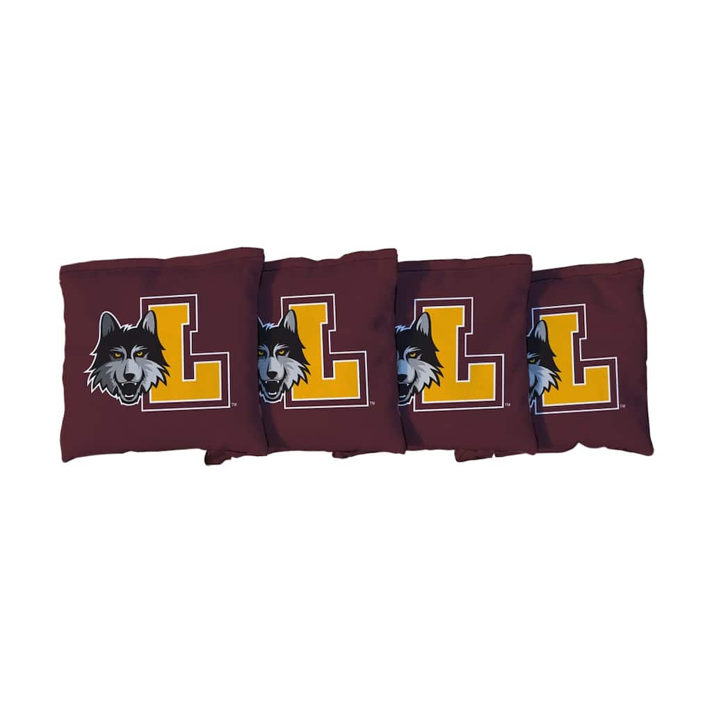 Loyola Chicago LUC Ramblers Red Cornhole Bags
