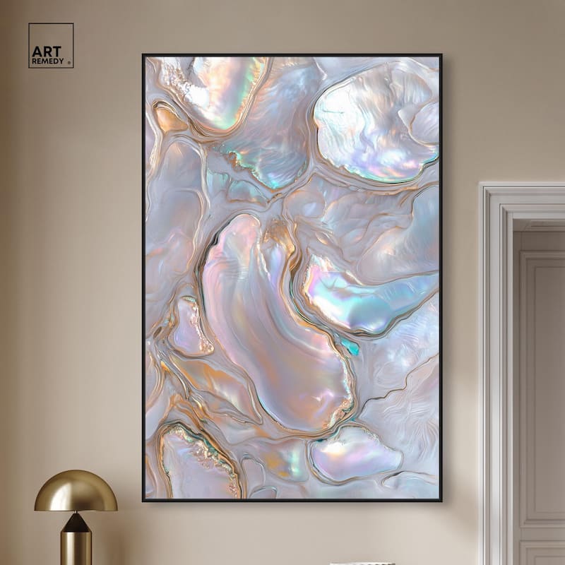 Fluid Preciousness III Canvas by Art Remedy