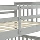 preview thumbnail 9 of 57, Twin over Twin House Bunk Bed With Shelves And Drawers