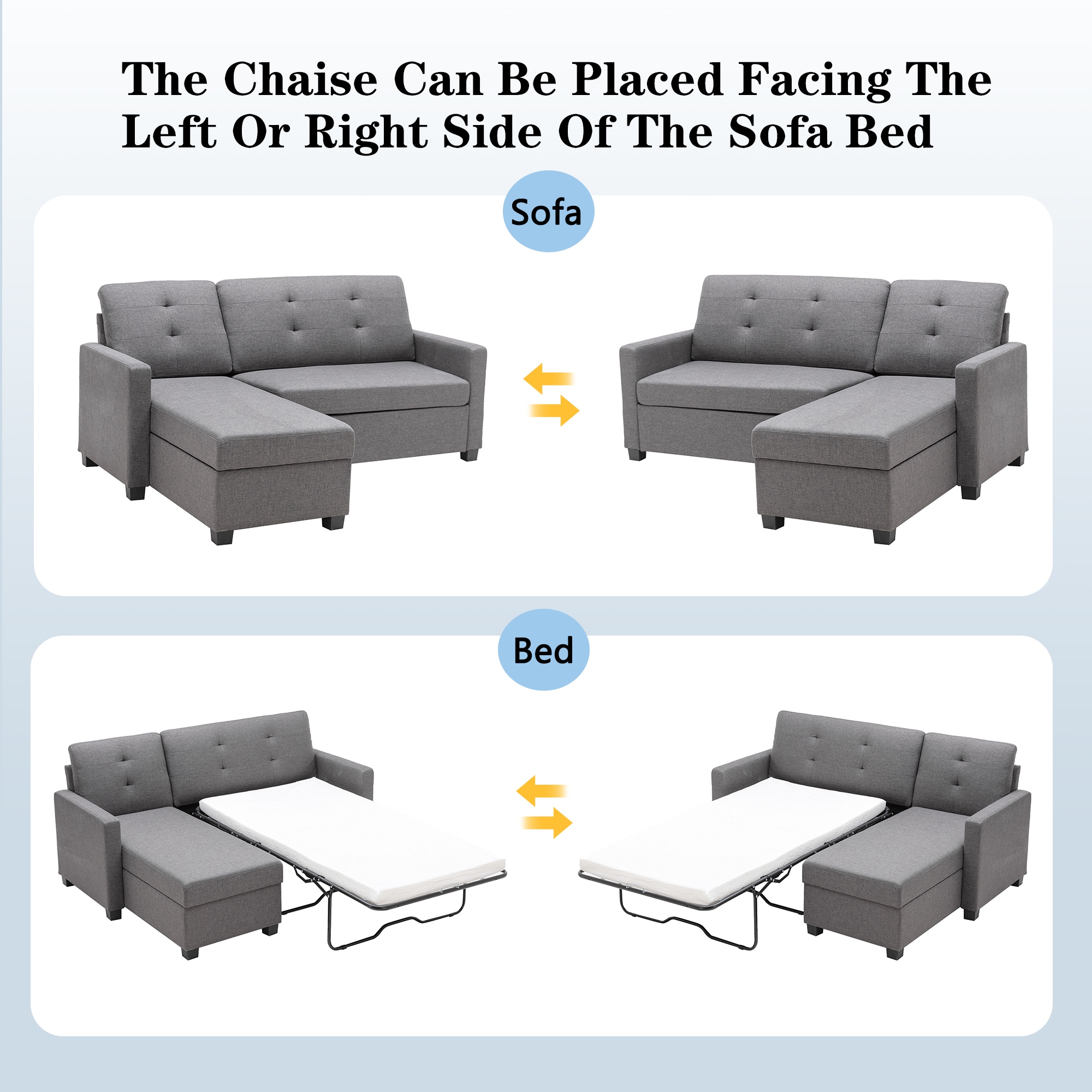 Fold out deals couch dimensions
